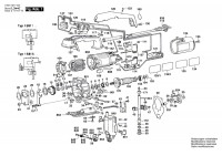 Bosch 0 601 581 641 GST 60 PBE Orbital Jigsaw 110 V / GB Spare Parts GST60PBE